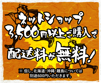 10,000円以上で配送料が無料！